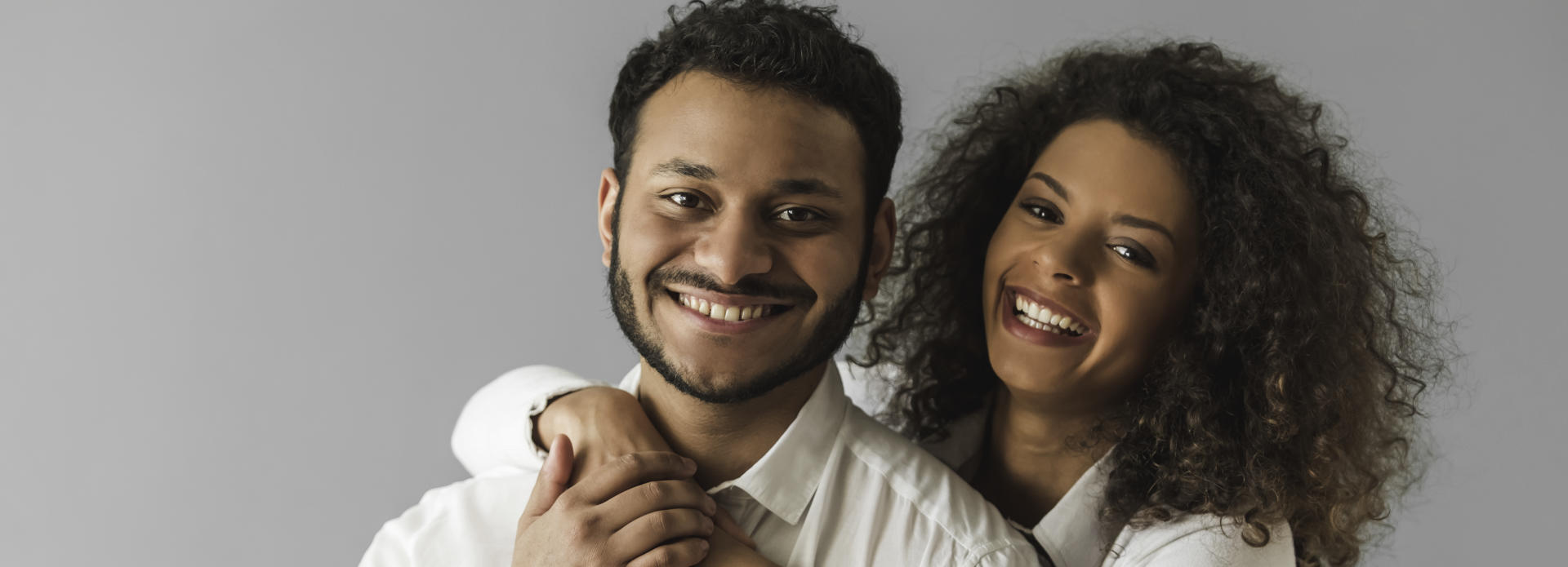 smiling couple