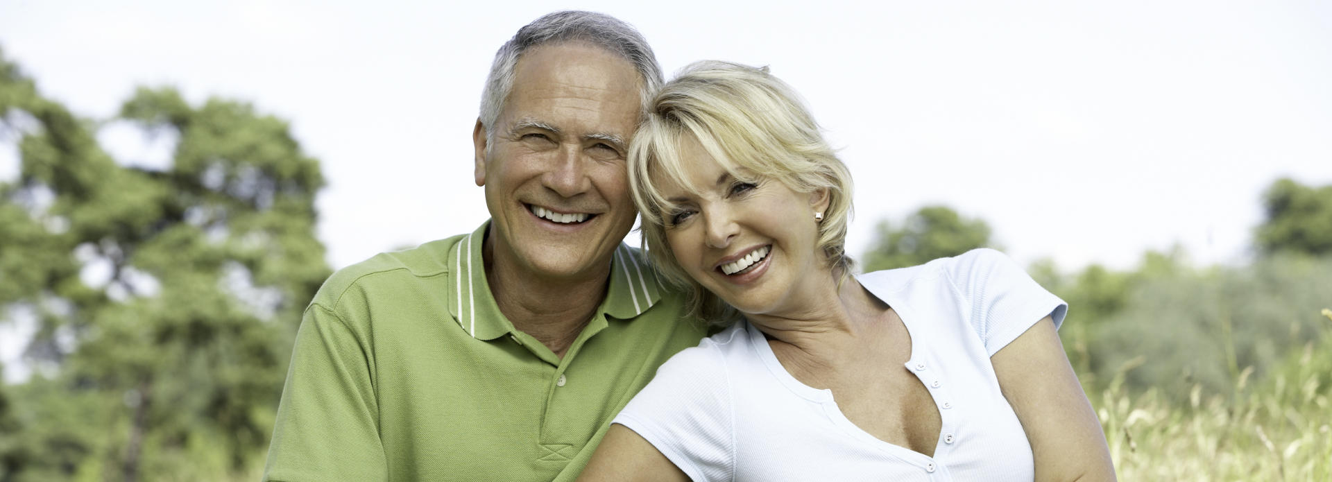 joyful mature couple