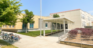 Shade structure at Mary Lin Elementary school