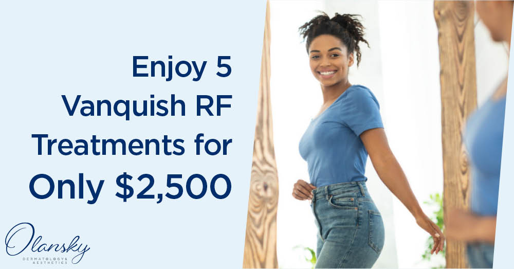 Enjoy 5 Vanquish RF Treatments for only $2500