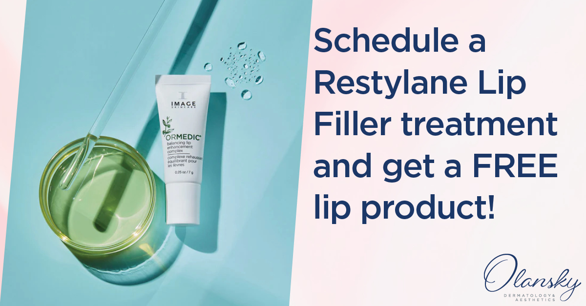 Schedule a Restylane Lip Filler treatment and get a FREE lip product!