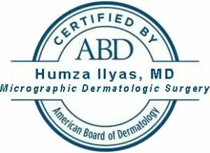 Dr. Humza Ilyas Mohs Surgery badge