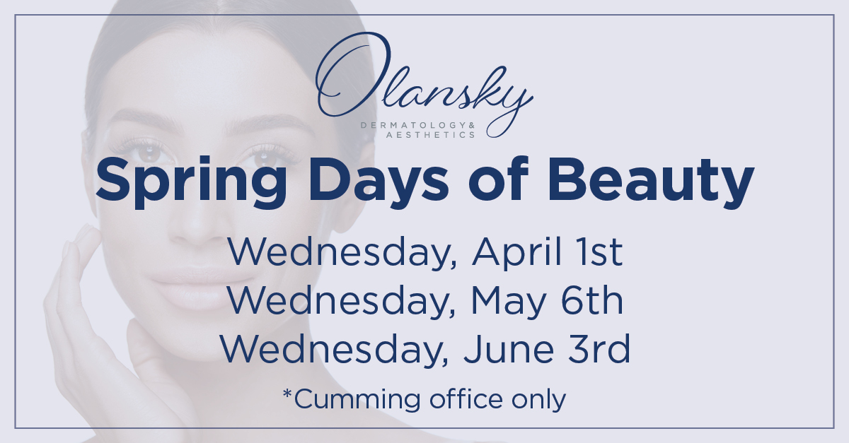 Spring Days of Beauty Dates