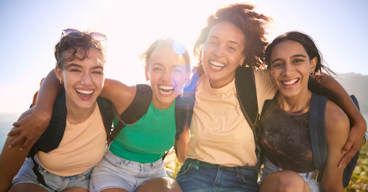 Group photo of smiling women