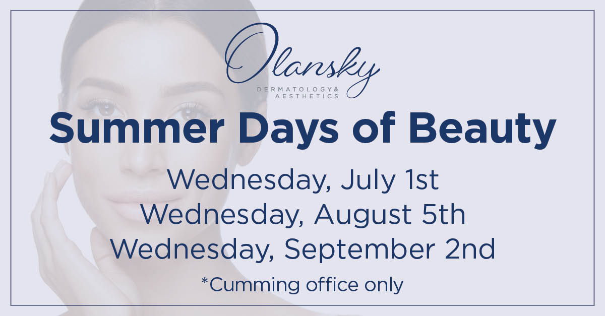 Summer Days of Beauty: Wednesdays July 1, August 5, and September 2